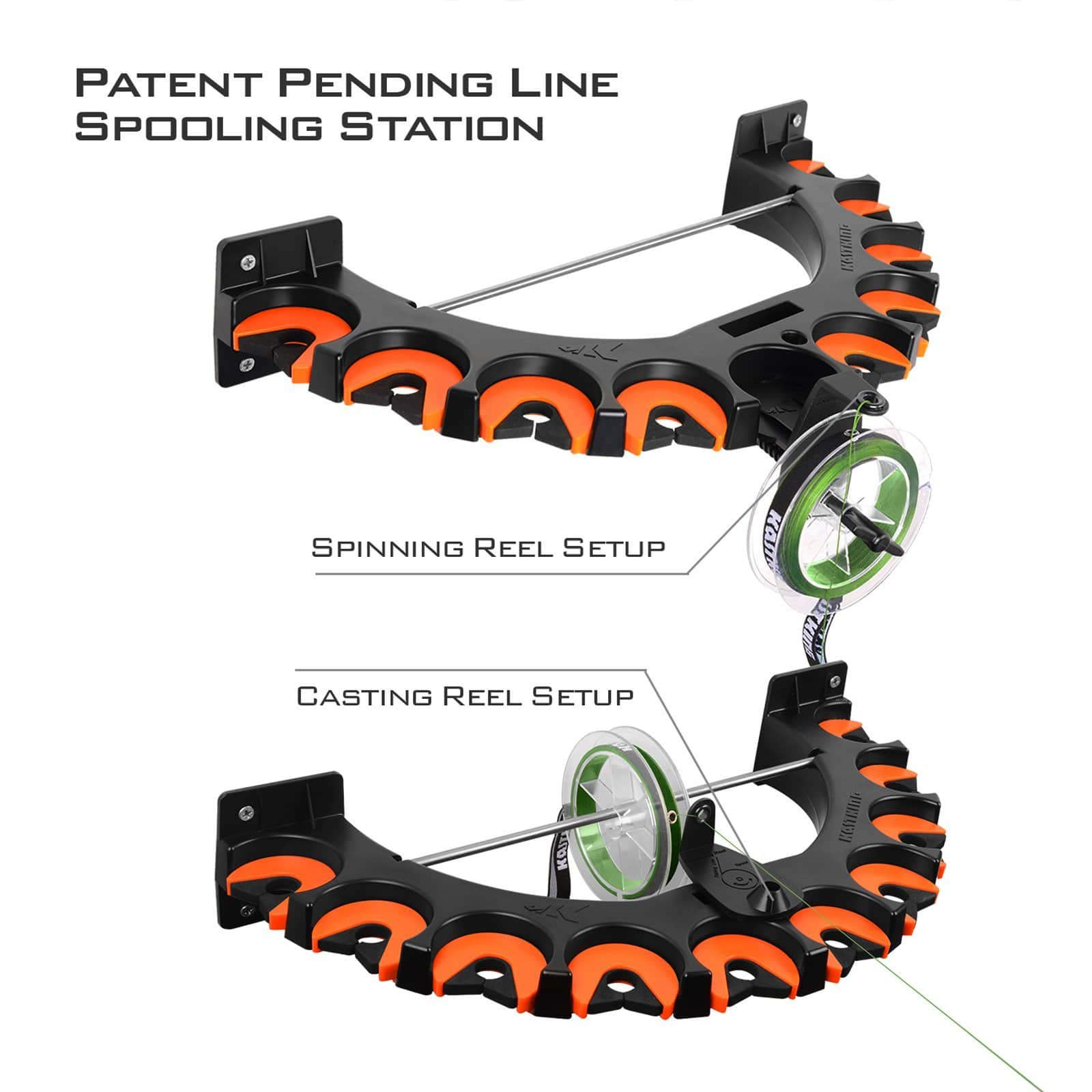 V10LS Spooling Station and Rod Rack