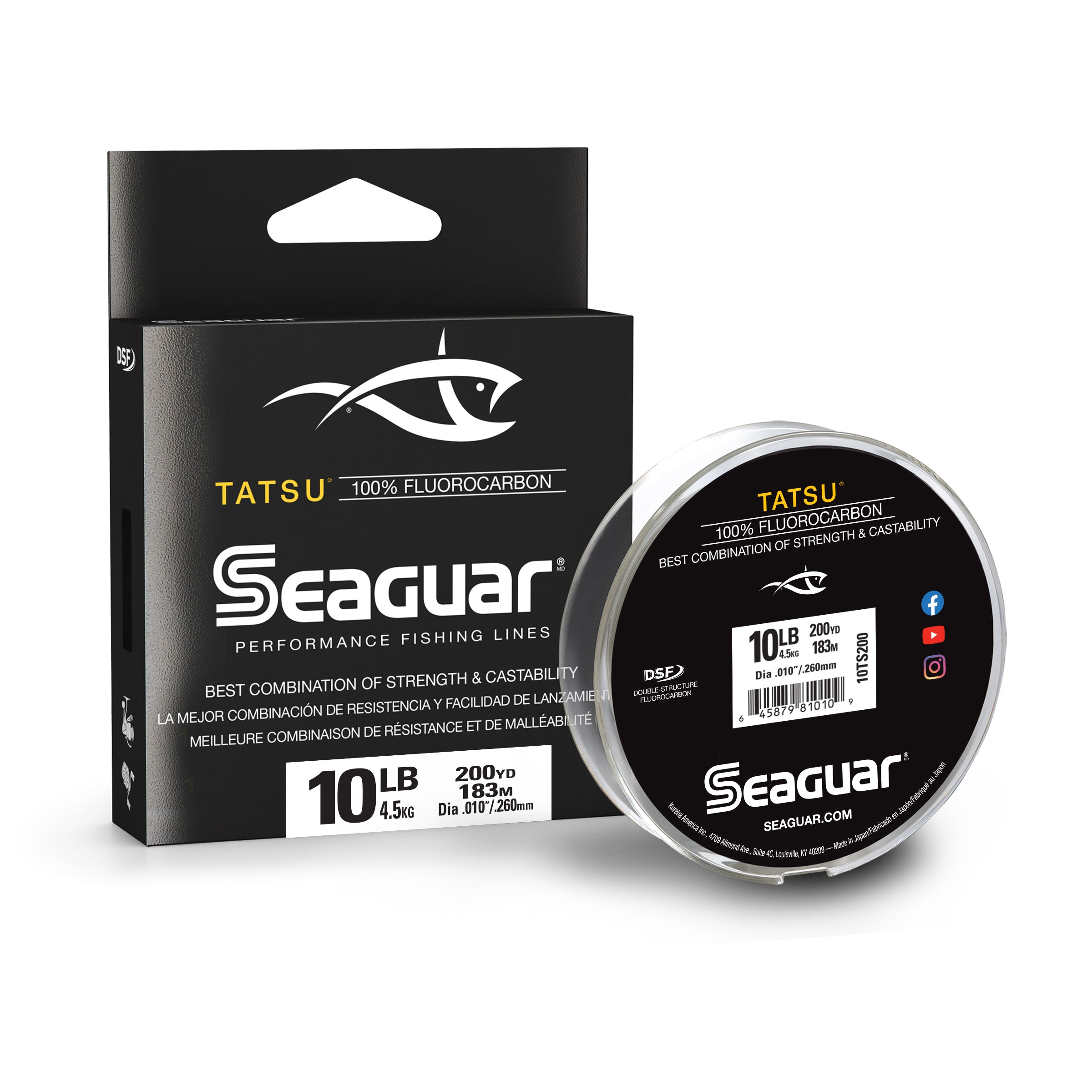 Seaguar Tatsu Fluorocarbon Line 200 10lb