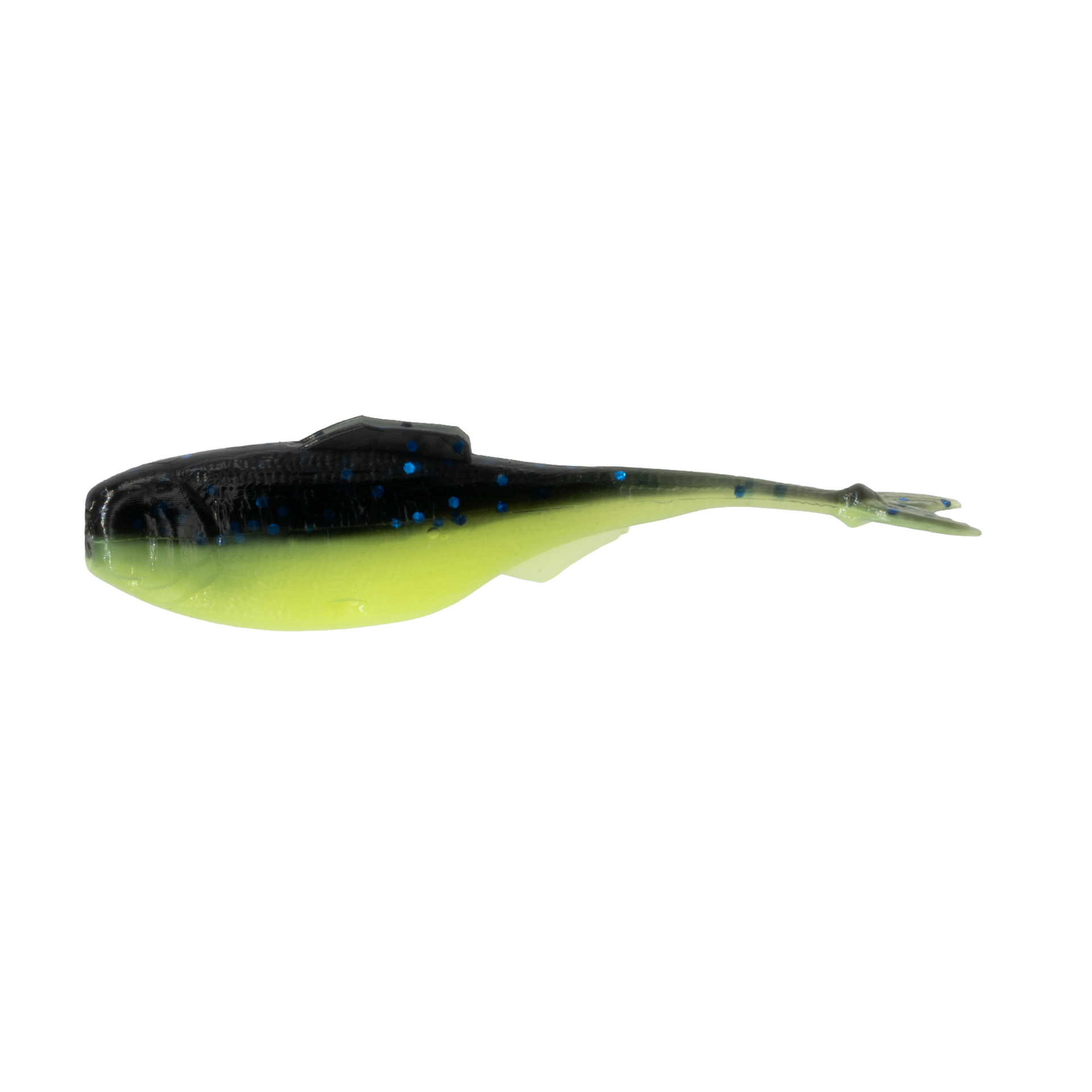 6th sense Micro Fiction Shad 1.5" Black Neon