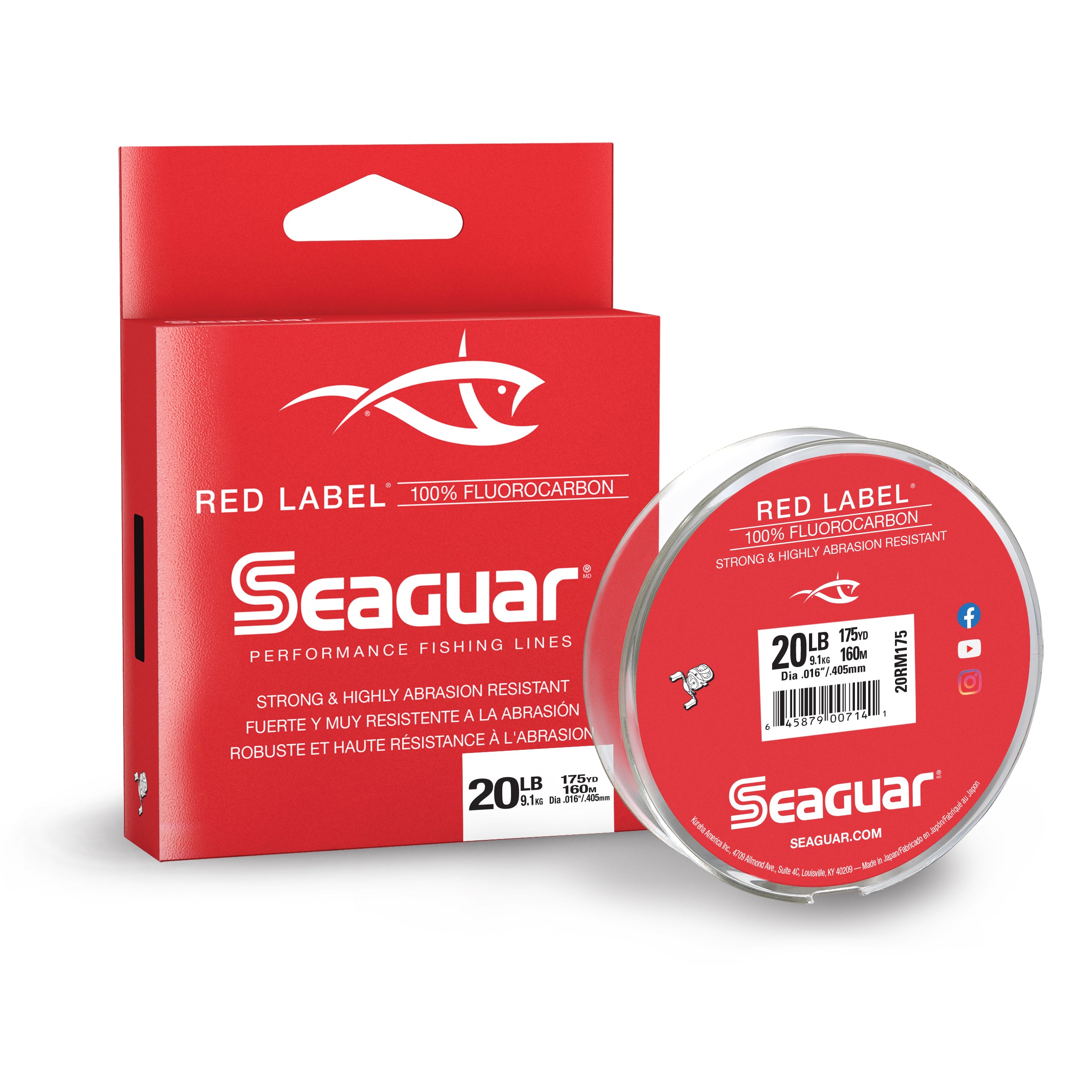 Seaguar Red Label Fluorocarbon Line 175 20lb