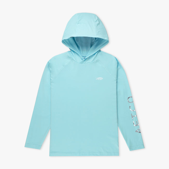 Aftco Youth Samurai Hooded Long Sleeve Performance Shirt