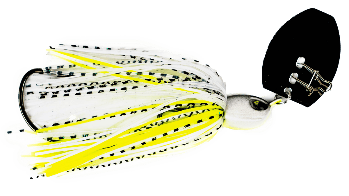 Weedless Vibrating Jig Chartreuse Shad 3 8 oz