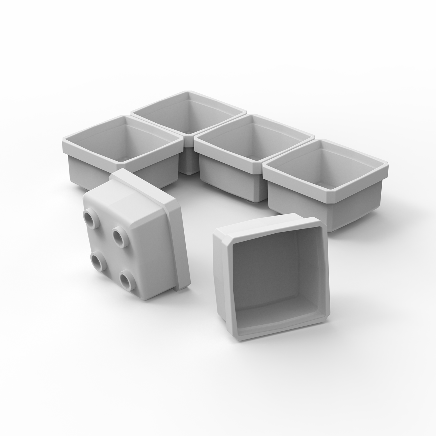 Buzbe Customizable Bins 1X1TB (Thin Bins)