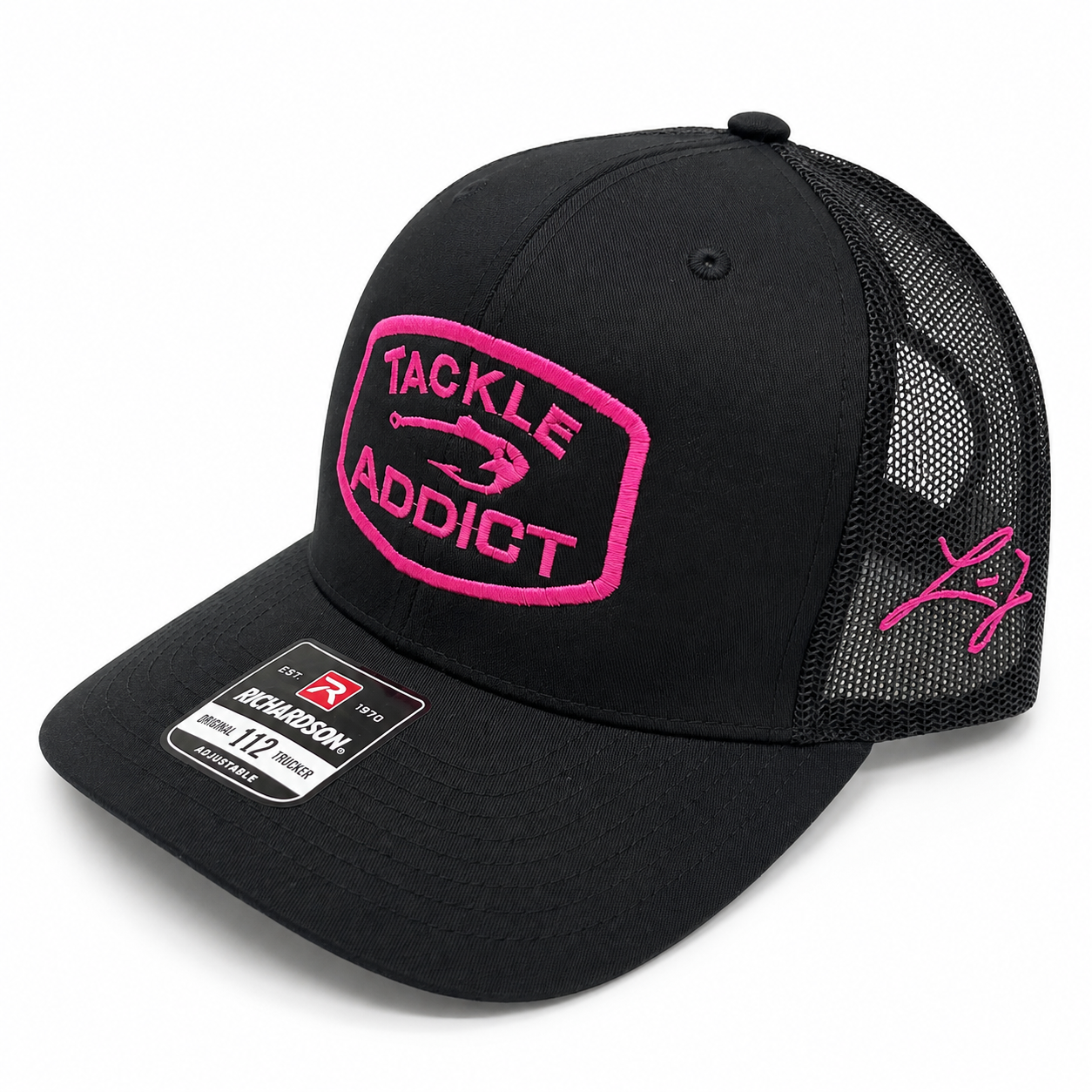 Tackle Addict Hats Pink Lee Livesay Signature