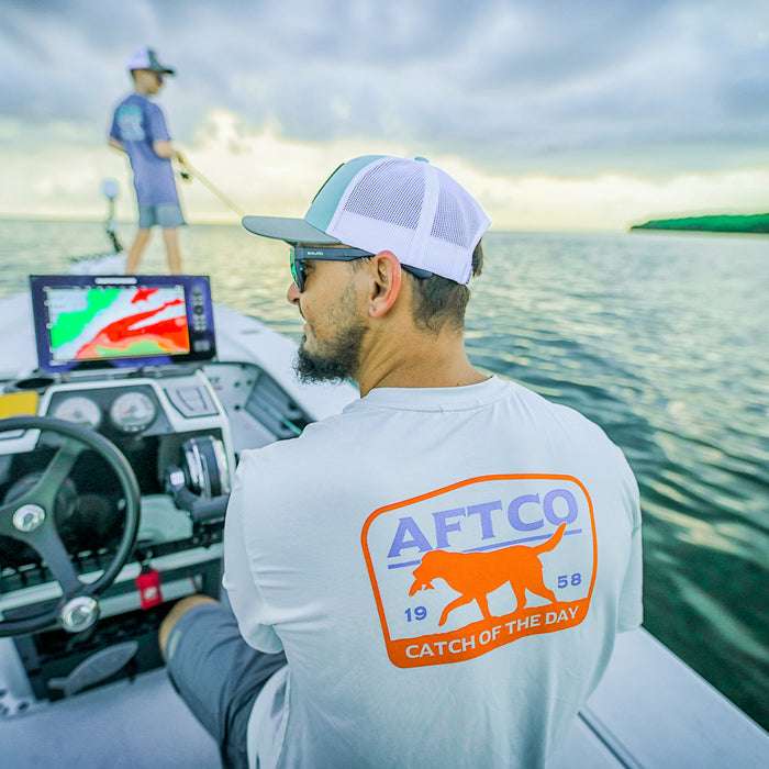 Aftco Short Sleeve Performance Shirt "Fetch"