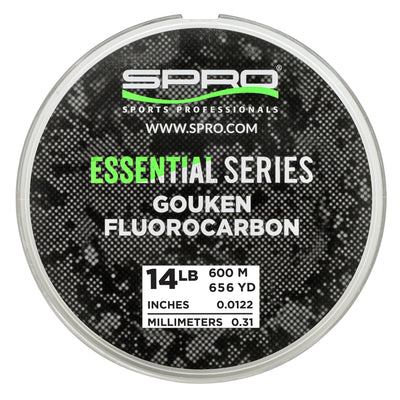 Spro Essential Series Gouken Fluorocarbon 656 yd 14 lb.