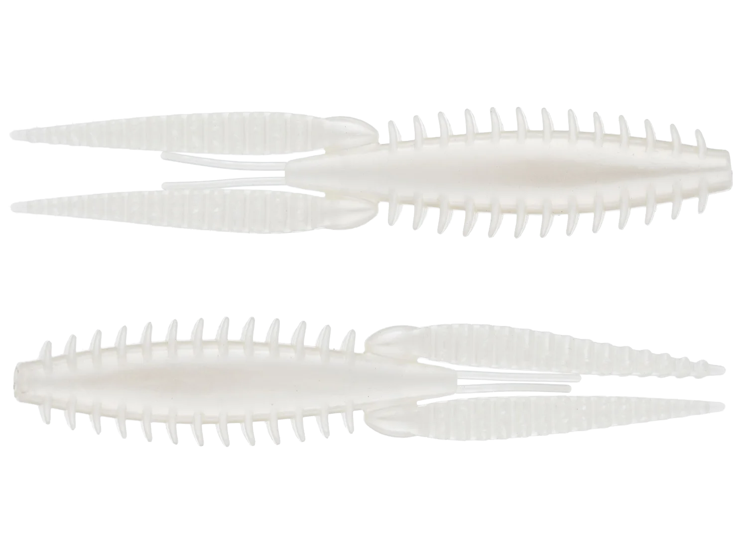 G-Ratt Baits Dixie Flip Craw Trailers 8pk PEARL WHITE