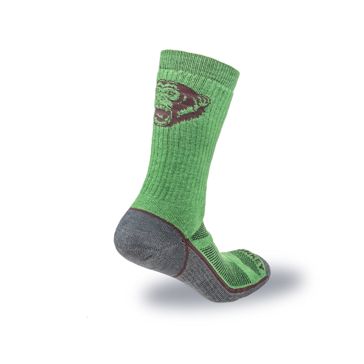 Fish Monkey Back Country Boot-Crew Merino Sock Sage