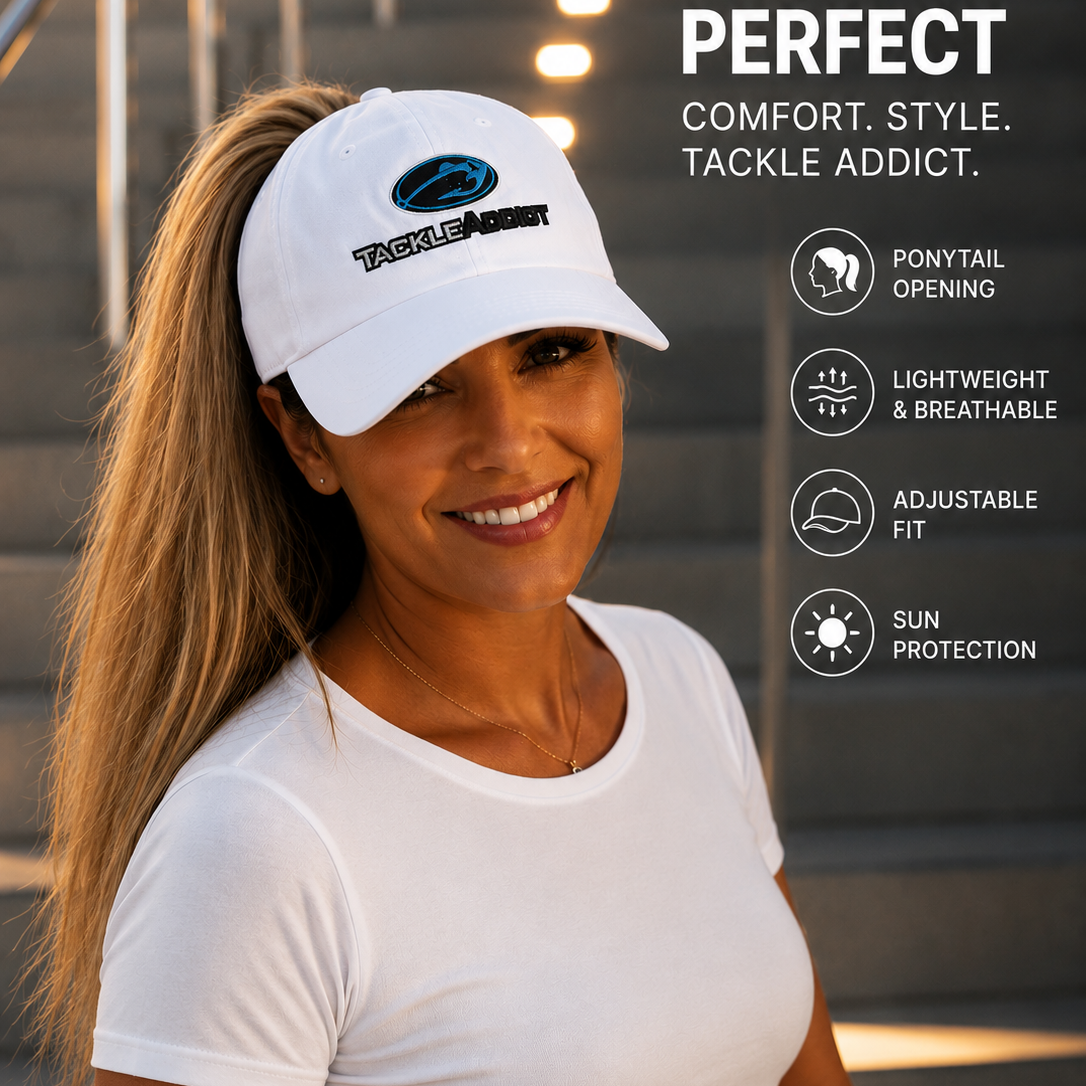 Women's Ponytail Hat White