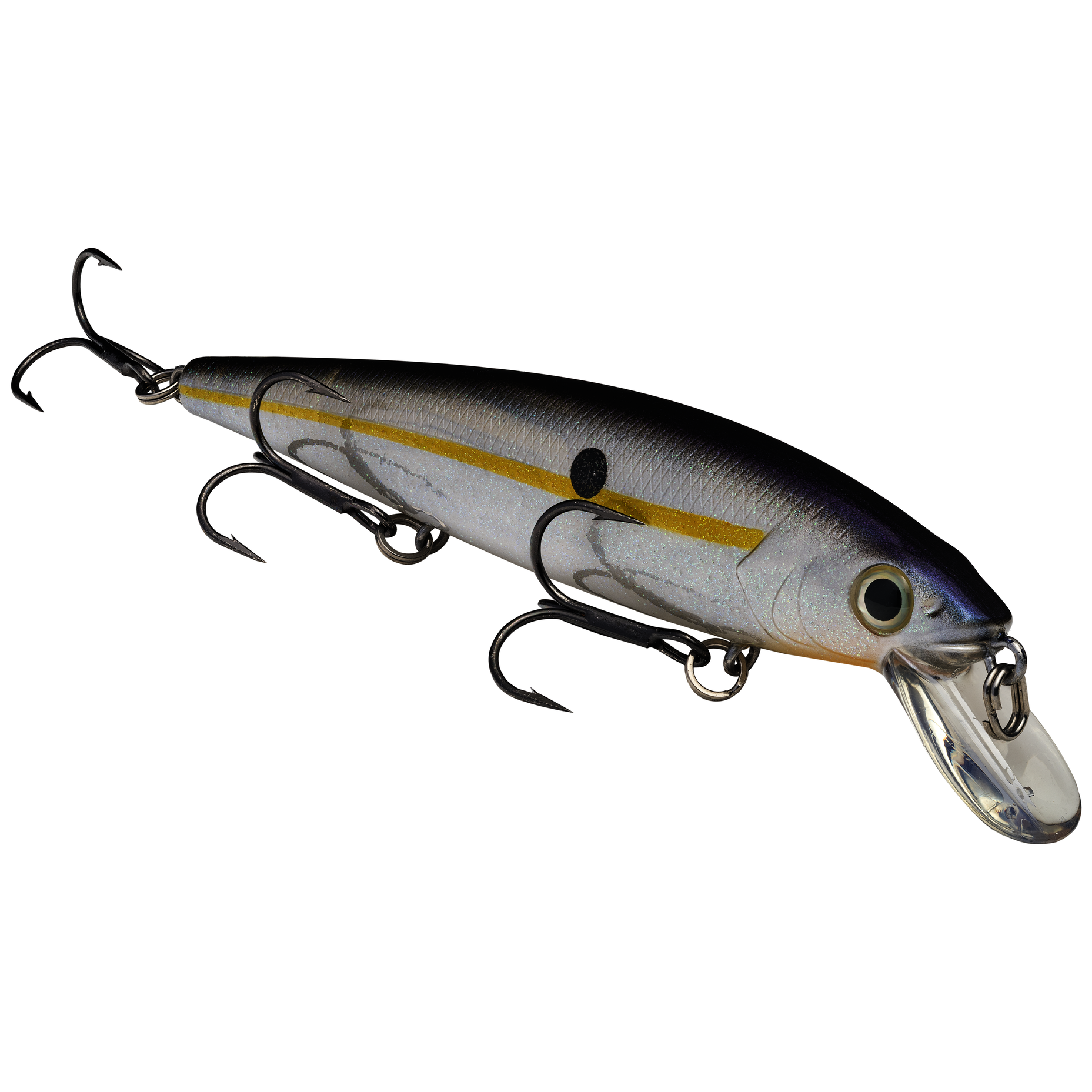 Strike King KVD Jerkbait 300 Chrome Gold Black