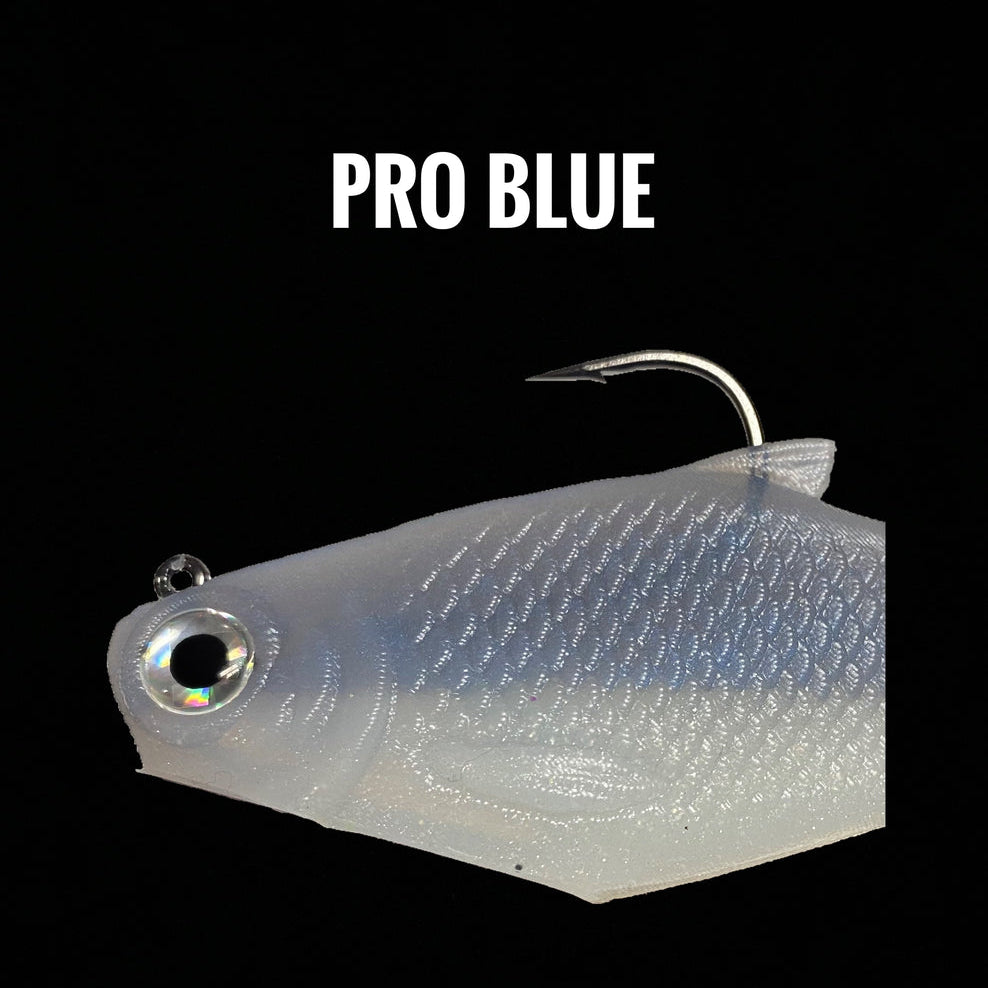 Bull Shad Bacca Burrito Swimbaits Pro Blue
