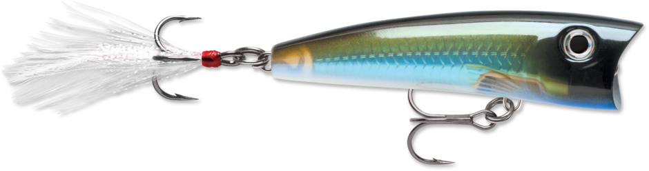 Rapala X-Rap Pop 07 Topwater Lure Moss Back Shiner