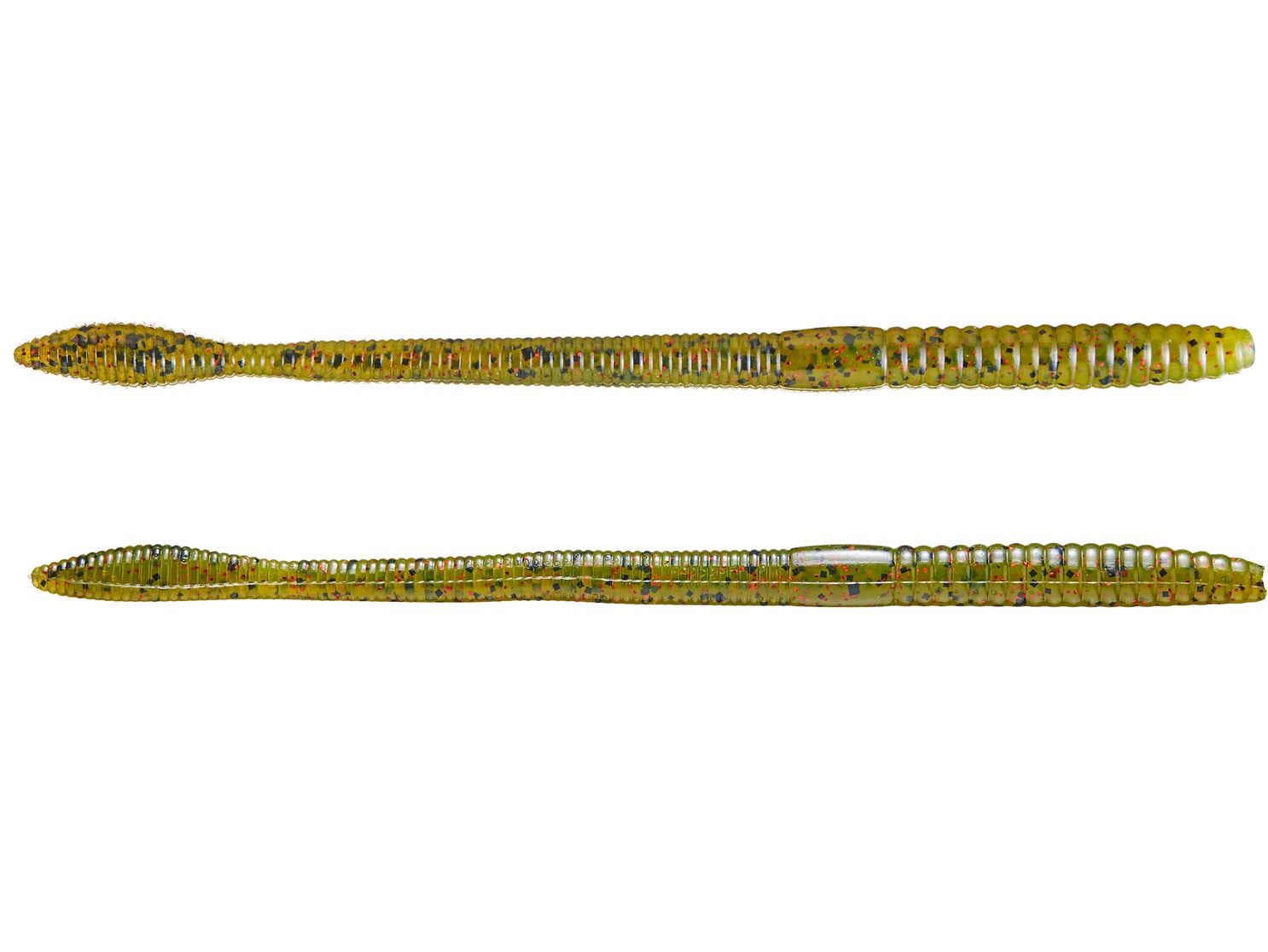 Strike King Finesse Worm 5"(D) Watermelon Red Flake