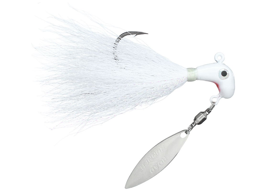 Blakemore Bucktail Pro Road Runner White
