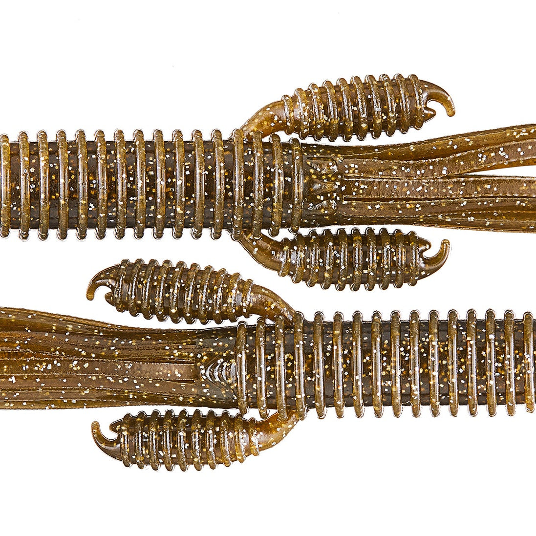 Reins 4" Craw Tube Green Pumpkin Silver