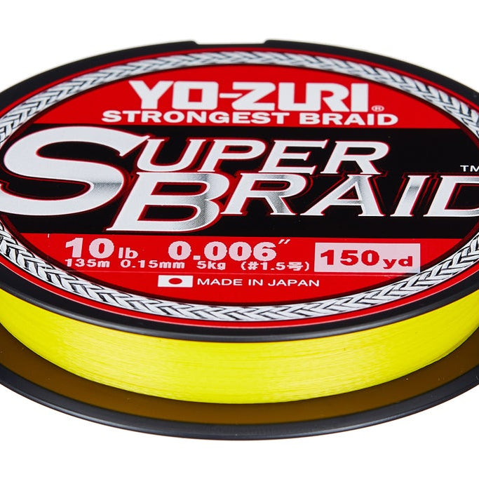 Yo-Zuri Superbraid 150YD Hi-Vis Yellow