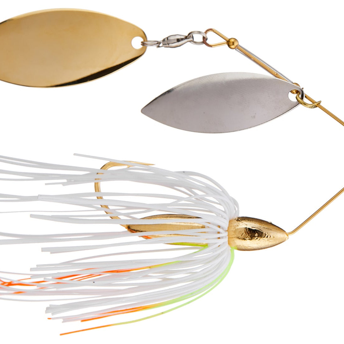 War Eagle Gold Screamin Eagle Spinnerbait Cole Slaw - DBL Wil Siv Gld 1 2oz