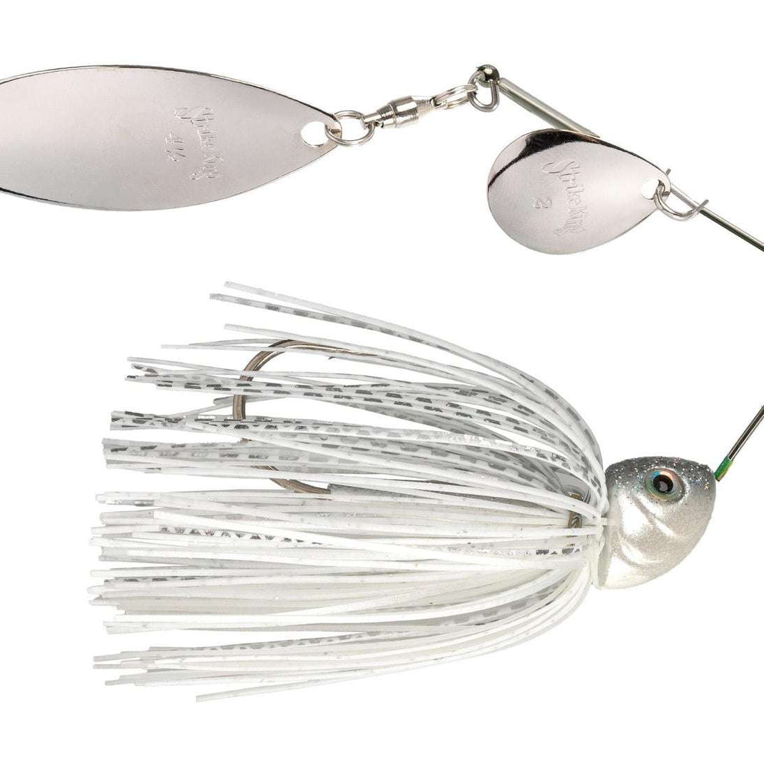 Strike King Tour Grade Heavy Cover Spinnerbaits White Chrome