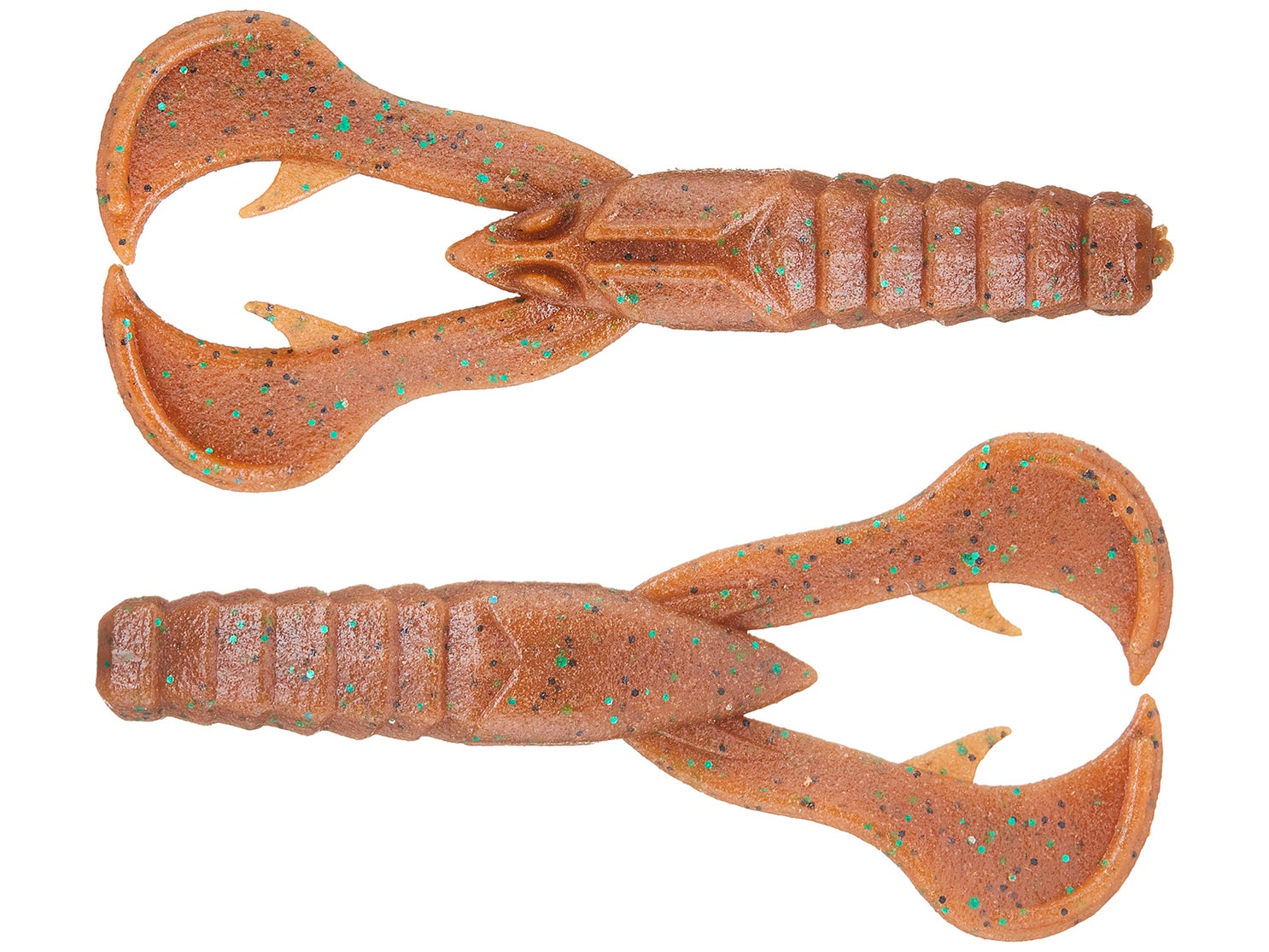 Berkley PowerBait Maxscent Crud Craw Pumpkin Green Flake