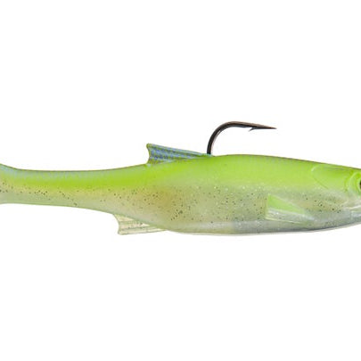 Bass Mafia Daingerous Loaded Swimbait 6" Chartreuse Blue Deep