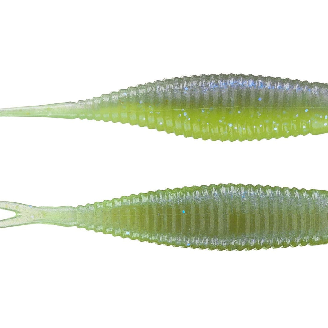 Gary Yamamoto Scope Shad Chartreuse Electric Blue