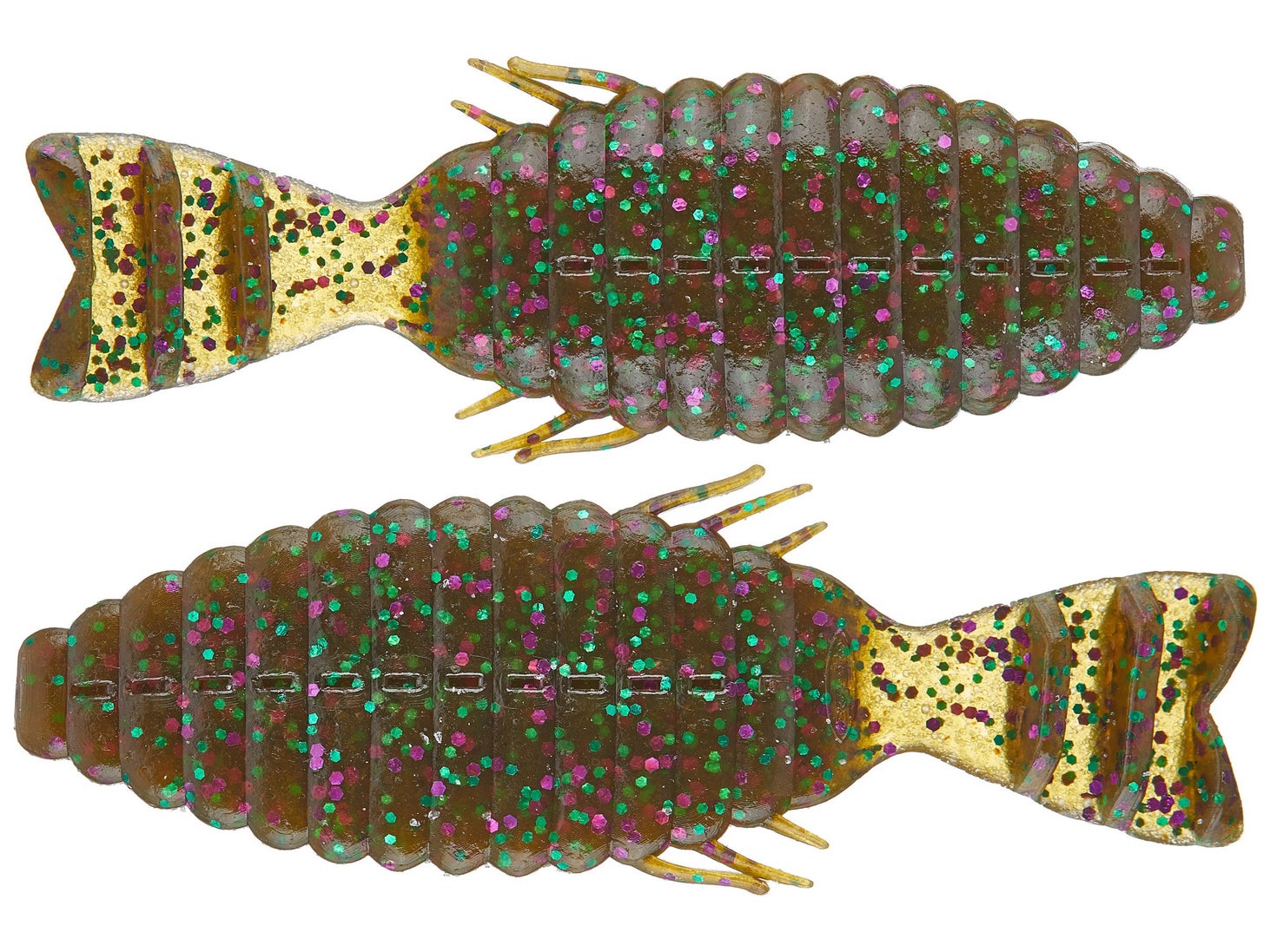 Deps Bull Flat 3" Green Pumpkin Purple #115