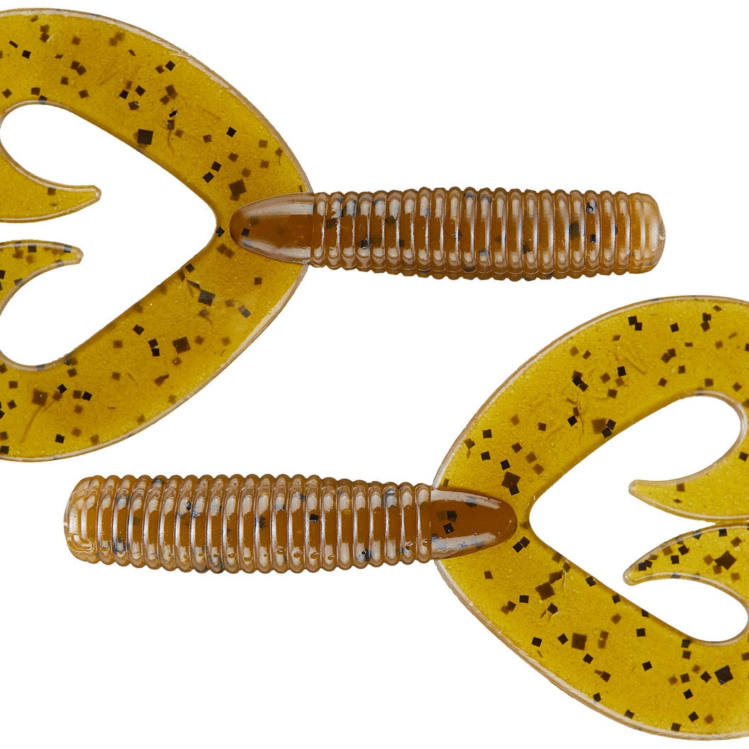 Zoom Fat Albert Twin Tail Grub 10pk Green Pumpkin