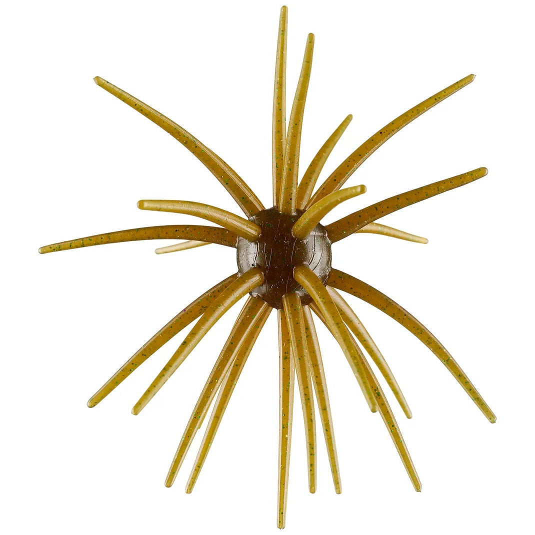 Queen Tackle Porcupine Ball Dead Center Magnum 20mm 2pk Green Pumpkin Green
