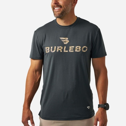 Burlebo Go To Tee Gun Metal Grey & Gauge Camo