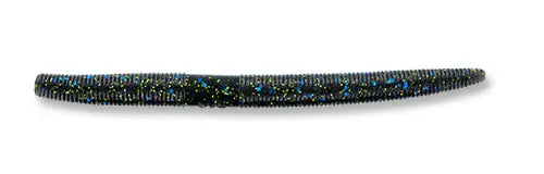 Yamamoto Senko 5” Soft Plastic Stick Bait Smoke Black Blue & Chartreuse -214