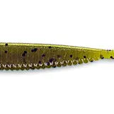 Yamamoto Shad Shape Worm Green Pumpkin Black Flake 297