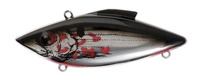 Bill Lewis Rat-L-Trap 1/2oz Chrome Black Back Bleeding Shad