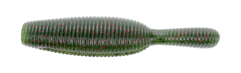 Yamamoto 3.5" Yamatanuki 208 - Watermelon w Blk & Red Flake