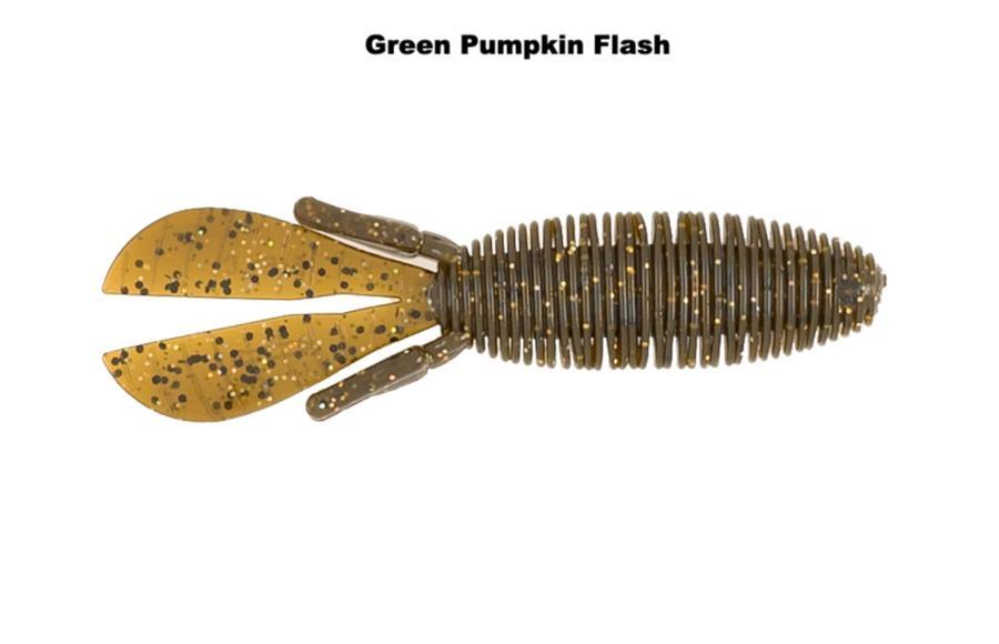 Missile Baits Baby D Bomb Green Pumpkin Flash 7 Pack