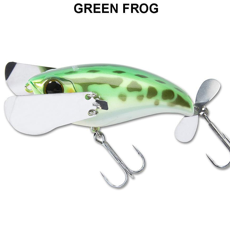 Jackall Pompadour Jr. Walking Bait Green Frog