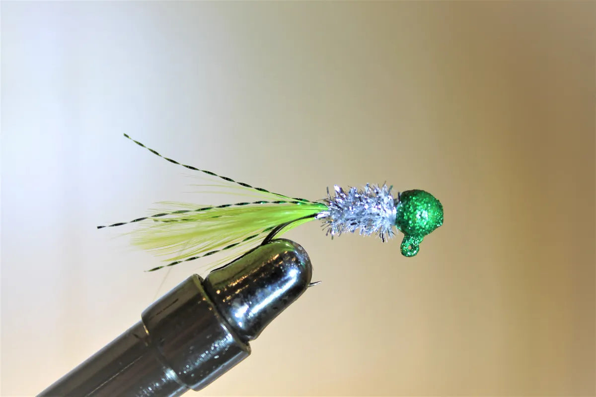 Born To Tie Jigs Green Hornet Feather 1 8 oz