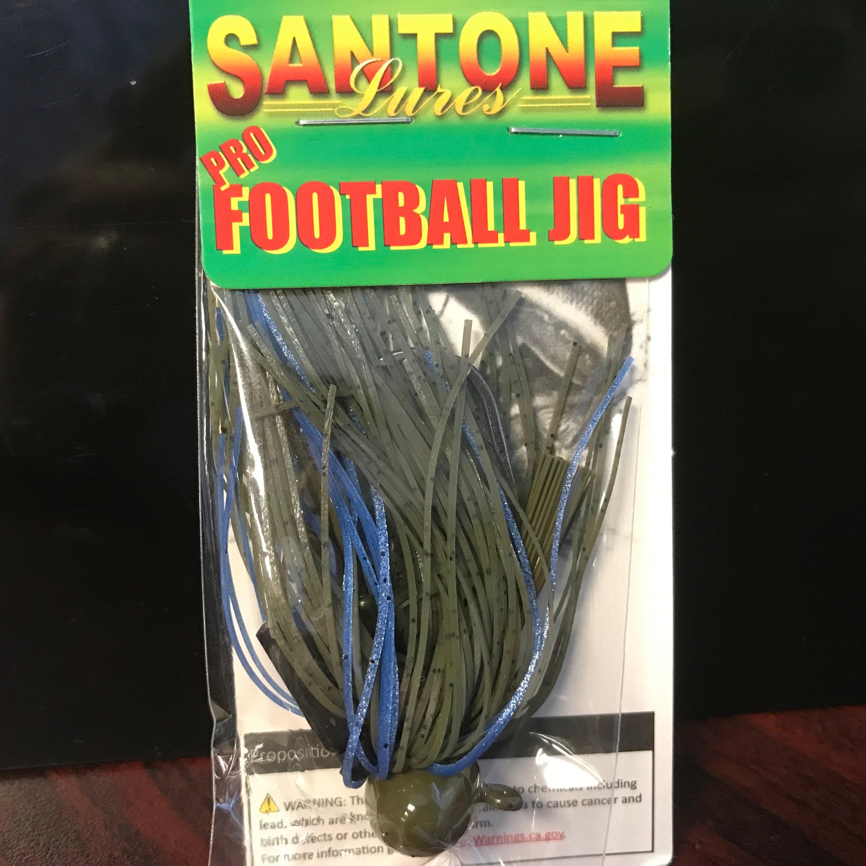 Santone Pro Series Football Jig Bluegrass 3 4oz