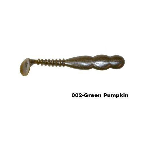 Reins 3.25″ Fat Rockvibe Shad Green Pumpkin