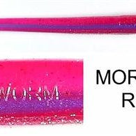Roboworm Straight Tail 6" Morning Dawn Red Flake