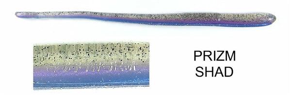 Roboworm Straight Tail 6" Prizm Shad