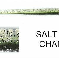 Roboworm Straight Tail 4.5" Salt & Pepper Chartreuse