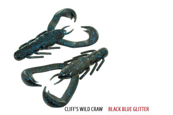 V&M Wild Craw Black Blue Glitter **