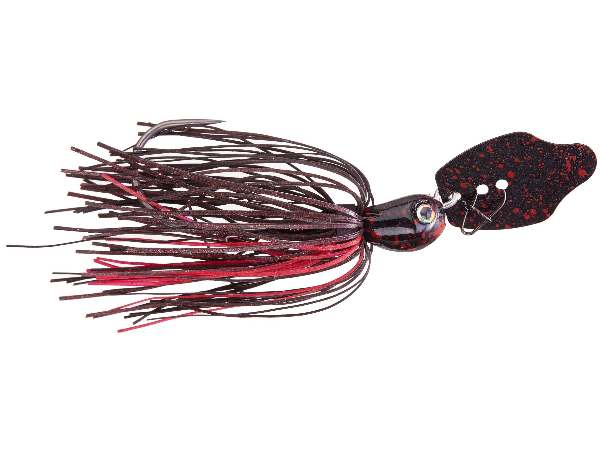 Strike King Thunder Cricket Vibrating Jig Black Widow 1 2oz