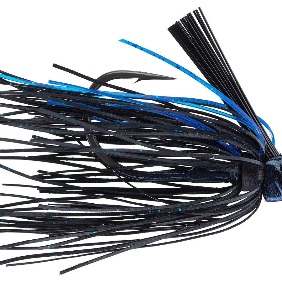 V&M Pacemaker HD Flipping Jig Black Blue Glitter