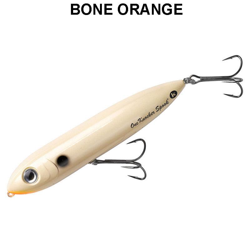 Heddon One Knocker Spook Bone Orange Belly
