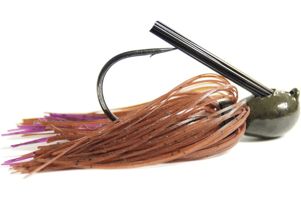 Missile Baits Ike's Mini Flip Jig Brown Purple Passion (D) 3 8oz