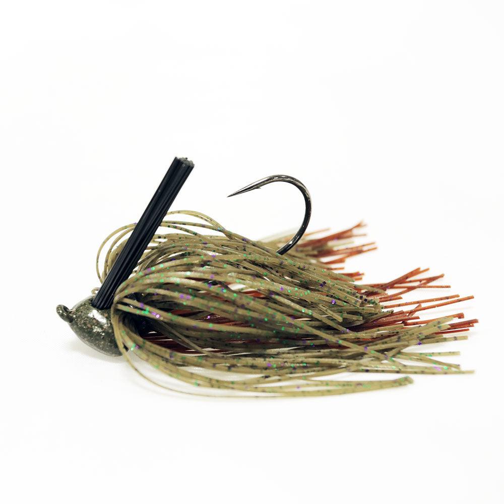Missile Baits Ike's Head Banger Jigs Candy Grass 1 2oz