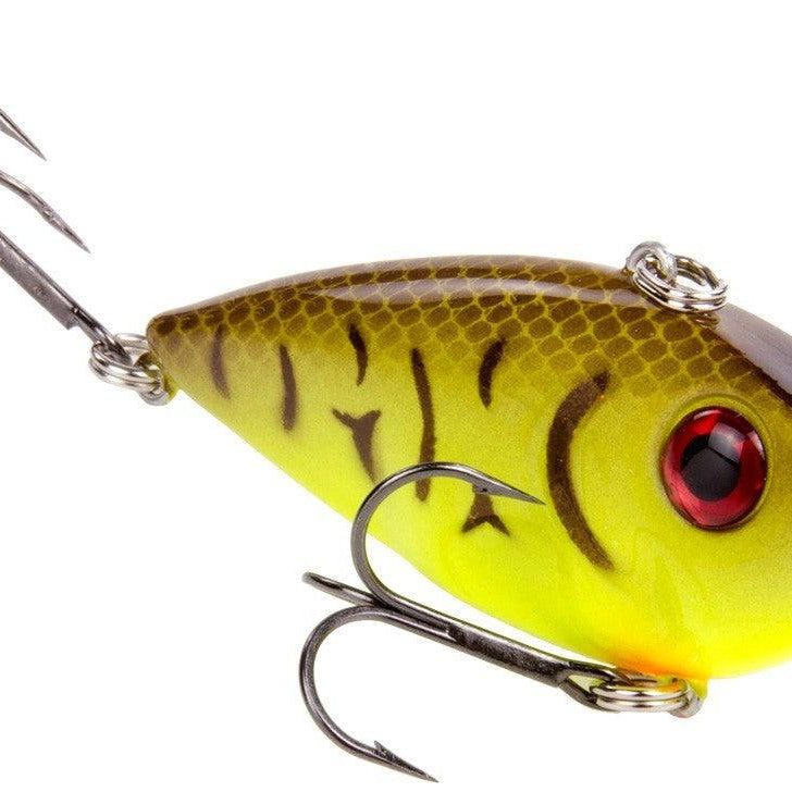 Strike King Red Eye Shad 2-Tap 1/2oz Chartreuse Belly Craw