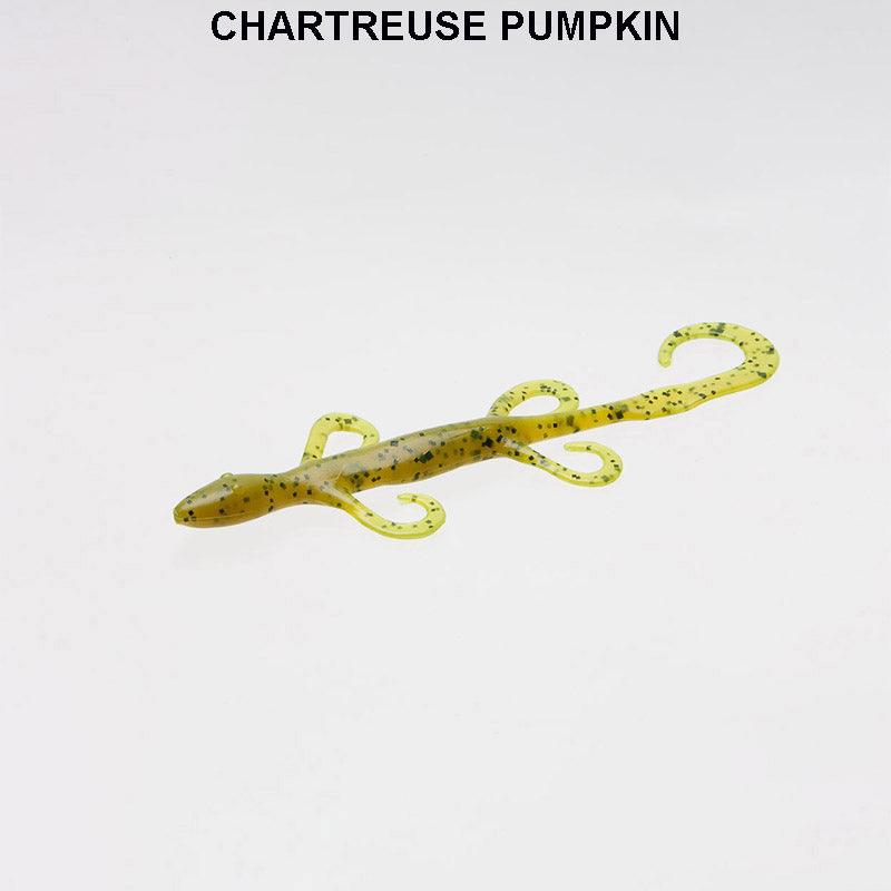 Zoom Lizards 6" Chartreuse Pumpkin 012