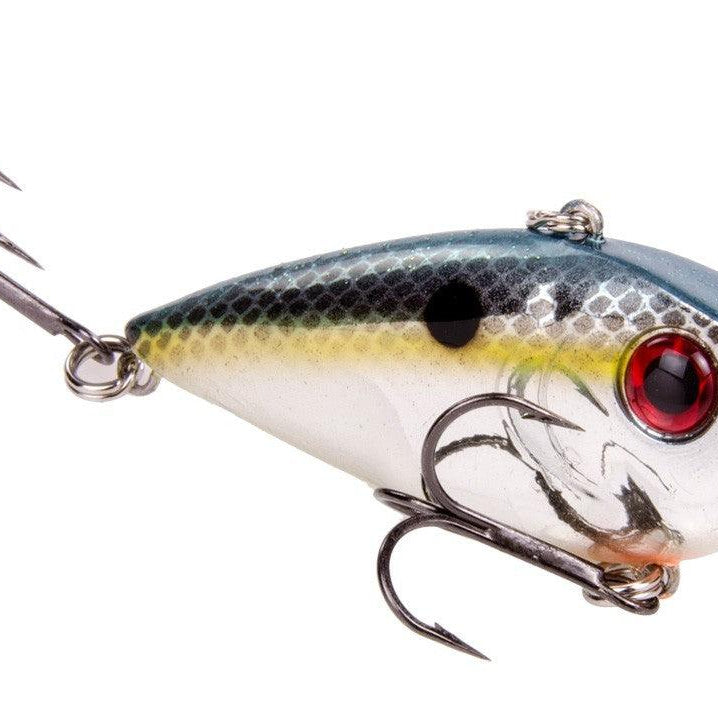 Strike King Red Eye Shad 2-Tap 3/4oz Chrome Sexy Shad